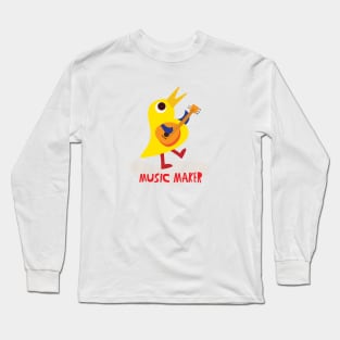 Music Maker Bird Long Sleeve T-Shirt